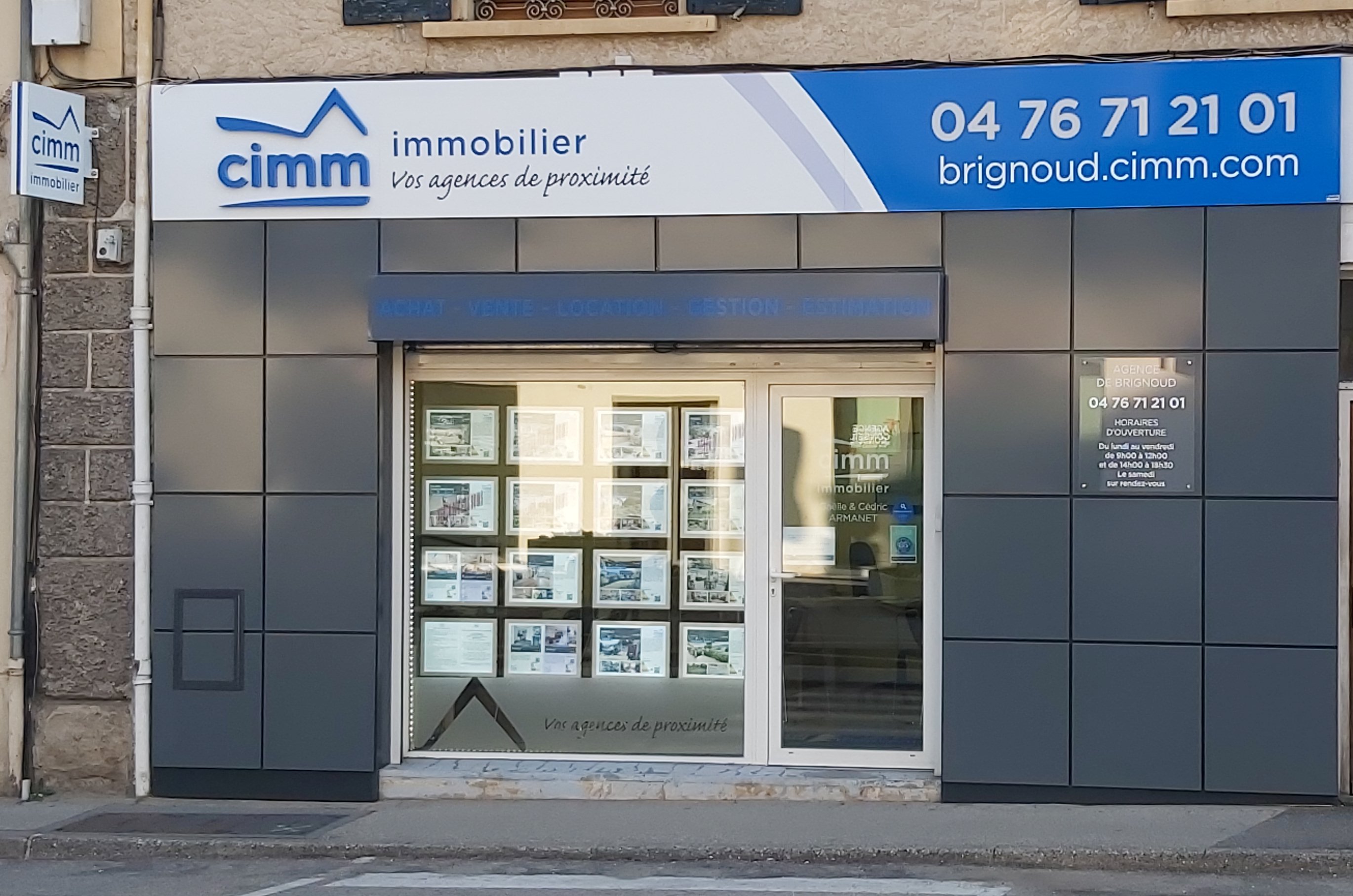 Illustration de CIMM IMMOBILIER BRIGNOUD